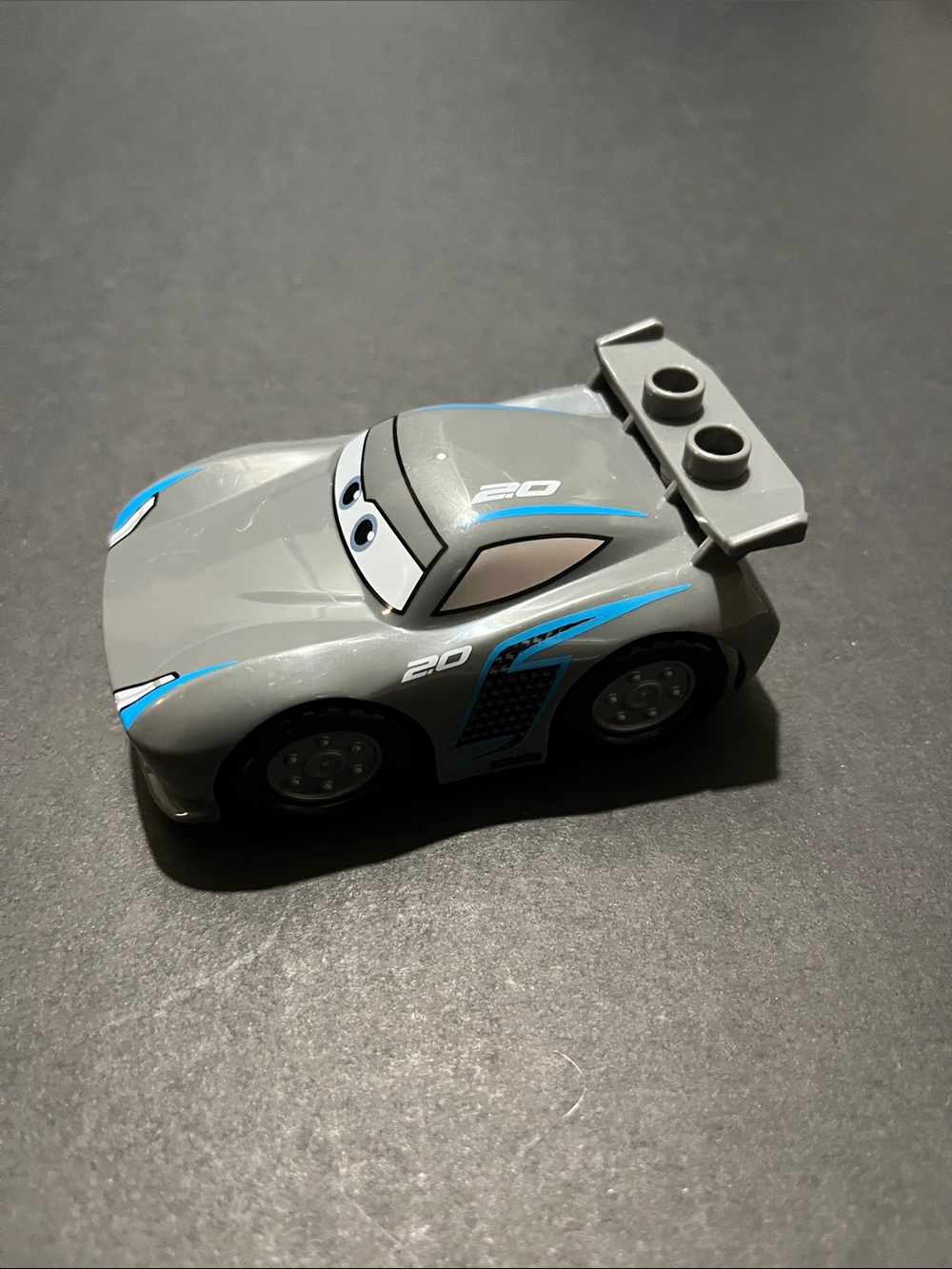 LEGO Duplo 2012 Disney Pixar Race Car Gray Jackson Storm